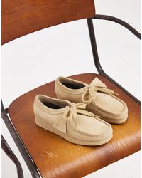 Clarks - – wallabee lite – wildleder-schuhe - Lyst
