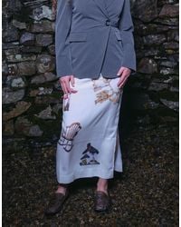 Muse Assembly - Maxi Graphic Carrie Skirt - Lyst