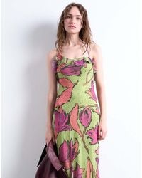 TOPSHOP - Godet Hem Occasion Midi Dress - Lyst