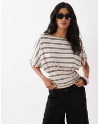 ASOS - Batwing Sleeve Cinched Waist Top - Lyst