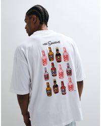 ASOS - Oversized T-shirt With The Simpsons Duff Beer Print - Lyst