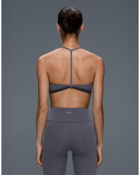 Oysho - Medium Support Sports Bra With Thin Strap - Lyst