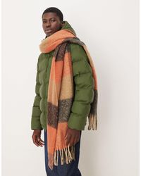 ASOS - Woven Oversized Check Scarf - Lyst