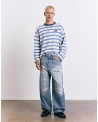 Pull&Bear - – superweite, zerrissene jeans - Lyst