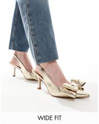 Asos Design Wide Fit - Asos design – sapphire – schuhe - Lyst