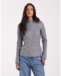 Aware - Pullover mit hohem kragen und rippdetails - Lyst