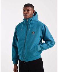 Santa Cruz - Cotton Canvas Double Zip Through Hooded Jacket - Lyst