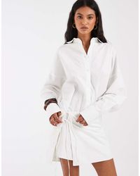 & Other Stories - Mini Shirt Dress With Tie Waist Detail - Lyst