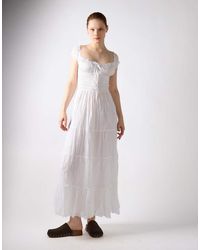 Glamorous - Babydoll Maxi Dress - Lyst