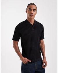 Only & Sons - Open Knit Polo - Lyst