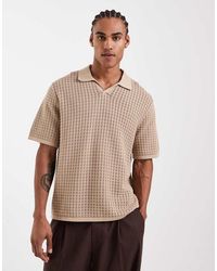 Jack & Jones - Split Neck Knitted Polo - Lyst