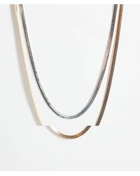 Accessorize - Confezione Da 2 Collane A Catenina Snake - Lyst