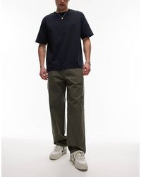 ARKET - Heavy Poplin Trouser With Button Front - Lyst