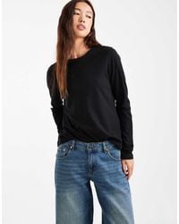 Vero Moda - Relaxed Fit Long Sleeve T-shirt - Lyst