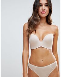 wonderbra ultimate silhouette multiway strapless bra in beige