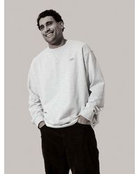 New Balance - Athletics French Terry Crew - Lyst
