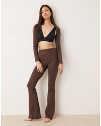 Gina Tricot - Mix And Match Flare Yoga leggings Tights - Lyst