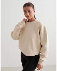 Aim'n - Café Au Lait Serif Sweatshirt - Lyst