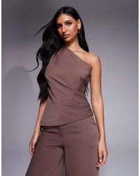 Forever New - One Shoulder Asymmetric Top Co-Ord - Lyst