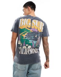 Abercrombie & Fitch - T-shirt décontracté à imprimé big sur au dos - délavé - Lyst