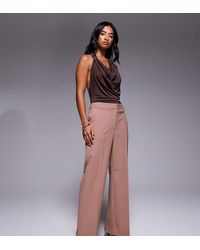 ASOS - Petite Tailo Slim Straight Trousers - Lyst