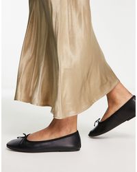 Mango - Ballet Pumps With Bow Detail - Lyst