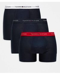 Tommy Hilfiger - Signature Cotton Essentials 3 Pack Boxer Briefs - Lyst