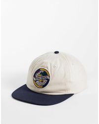 Parlez - Upton 6-panel-cap mit kontrastierendem schirm - Lyst
