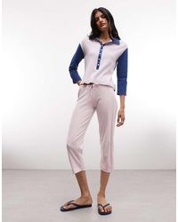 Susmie's - Susmie's Pointelle Broek Met Paardenbloemenprint - Lyst