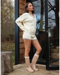 SIMMI - Layla Knitted Mini Shorts - Lyst