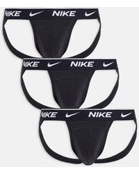 Nike - 3-pack Cotton Stretch Jockstraps - Lyst