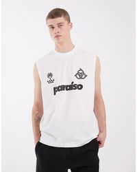 ASOS - Oversized Tank With Paraiso Football Graphic - Lyst