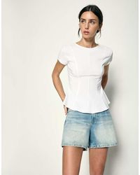 Pull&Bear - Peplum Top - Lyst