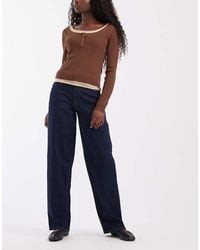 ONLY - Tonnie Losse Jeans Met Rechte Pijpen - Lyst