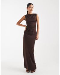 4th & Reckless Stacey Sequined Halter Dress in Brown | Lyst 4th & Reckless Stacey Sequined Halter Dress in Brown | Lyst