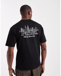 Parlez - Scape Graphic Logo T-Shirt With Back Print - Lyst
