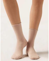Calzedonia - Non-Elastic Cotton Ankle Socks - Lyst