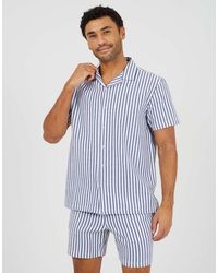 Brave Soul - Cotton Revere Collar Short Sleeve Shirt - Lyst