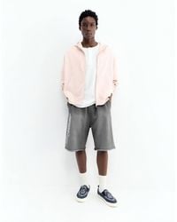 Pull&Bear - Bermuda molletonné style skateur à imprimé graphique - Lyst