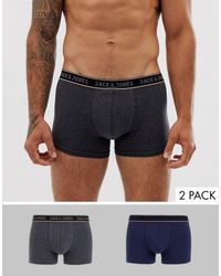 Jack & Jones Denim 3 Pack Trunks In Navy in Blue for Men Lyst Jack & Jones Denim 3 Pack Trunks In Navy in Blue for Men Lyst