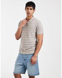 ASOS - Heavyweight Regular Fit Zip-up Polo - Lyst
