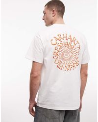Carhartt - Spirals Back Print T-Shirt - Lyst