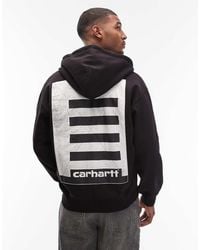 Carhartt - Hooded Archive Lines Oversized Zip-through Hoodie - Lyst