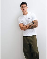 Barbour - Essential Sports Logo T-shirt - Lyst