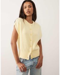 ASOS - Button-through Relaxed Tank Top - Lyst