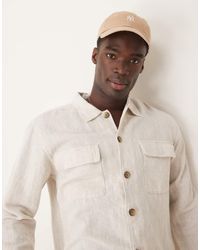 SELECTED - Camicia Giacca Color Crema - Lyst