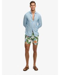 Superdry - Hawaiian Print 16-Inch Swim Shorts - Lyst