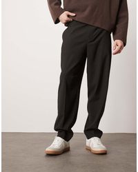 ASOS - Nette Ruimvallende Broek Met Toelopende Pasvorm - Lyst