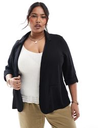 Vero Moda - Linen Touch Blazer - Lyst