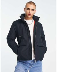 Farah - Wadded Coat - Lyst